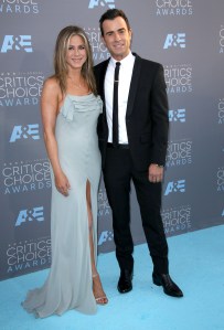 Jennifer Aniston and Justin Theroux 21st Annual Critics' Choice Awards, Arrivals, Los Angeles, America - 17 Jan 2016