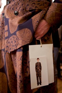 Backstage at Dries Van Noten Men's Fall 2016