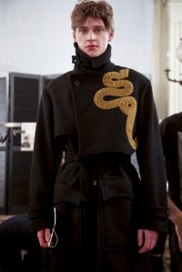 Backstage at Dries Van Noten Men's Fall 2016