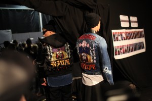Backstage at Dsquared2 Men's Fall 2016