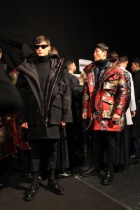 Backstage at Dsquared2 Men's Fall 2016