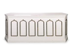 painted wood counted designed Philip Jebb