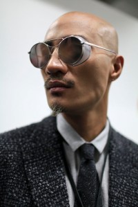Backstage at Emporio Armani Men's Fall 2016