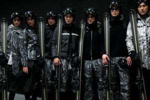 Backstage at Emporio Armani Men's Fall 2016