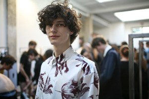 Backstage at Marni Men's Fall 2016