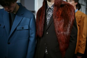 Backstage at Marni Men's Fall 2016
