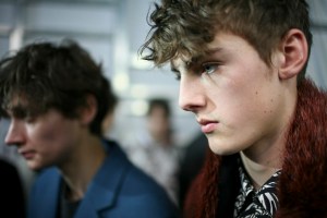 Backstage at Marni Men's Fall 2016