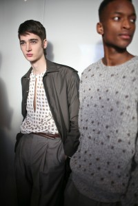 Backstage at E. Tautz Men's Fall 2016