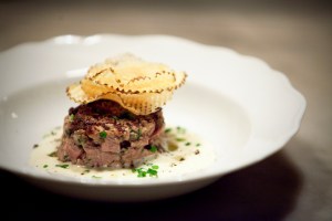 Steak Tartare with "Aller Retour" Aligot