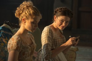 A stille from Pride And Prejudice And Zombies.