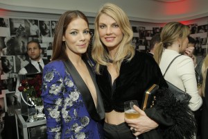 Michelle Monaghan in Prabal Gurung with Angela Lindvall.