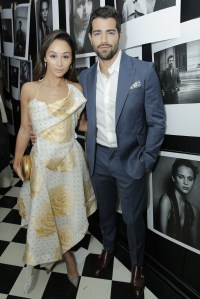 Cara Santana in Vivienne Westwood with Jesse Metcalfe.