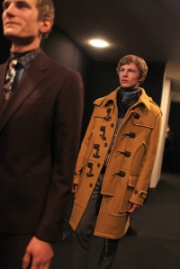 Backstage at Salvatore Ferragamo Men's Fall 2016