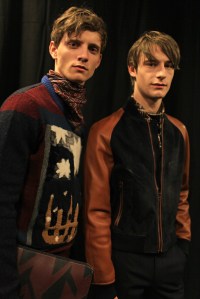 Backstage at Salvatore Ferragamo Men's Fall 2016