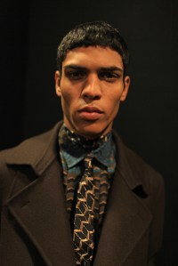 Backstage at Salvatore Ferragamo Men's Fall 2016