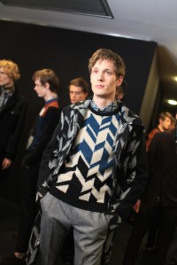 Backstage at Salvatore Ferragamo Men's Fall 2016
