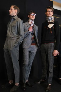 Backstage at Salvatore Ferragamo Men's Fall 2016