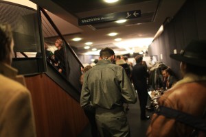 Backstage at Salvatore Ferragamo Men's Fall 2016