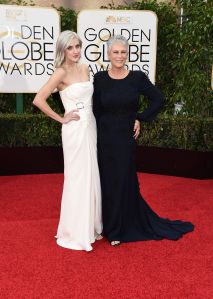 Jamie Lee Curtis with her daughter.