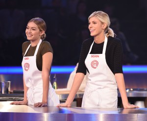 Gigi Hadid Devon Windsor MasterChef Celebrity Showdown