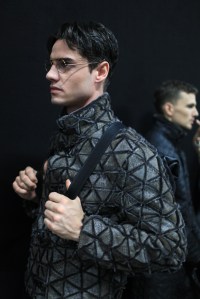 Backstage at Giorgio Armani Men's RTW Fall 2016