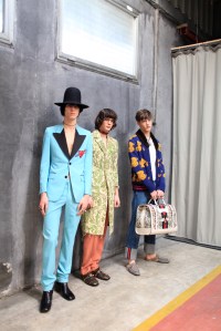 Backstage at Gucci Men's RTW Fall 2016