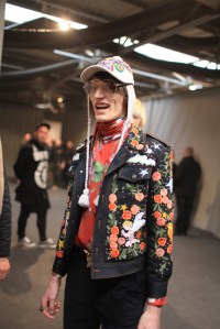 Backstage at Gucci Men's RTW Fall 2016