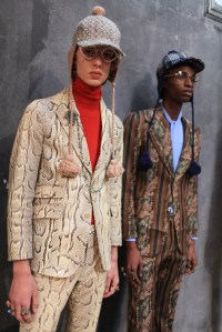 Backstage at Gucci Men's RTW Fall 2016