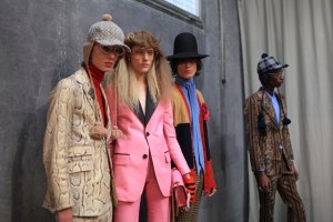 Backstage at Gucci Men's RTW Fall 2016