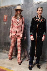 Backstage at Gucci Men's RTW Fall 2016