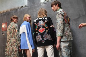 Backstage at Gucci Men's RTW Fall 2016