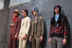 Backstage at Gucci Men's RTW Fall 2016