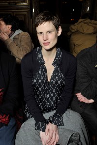 Saskia de Brauw Front Row at Haider Ackermann RTW Fall 2016