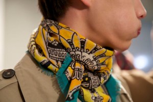 Backstage at Hermès Men's Fall 2016