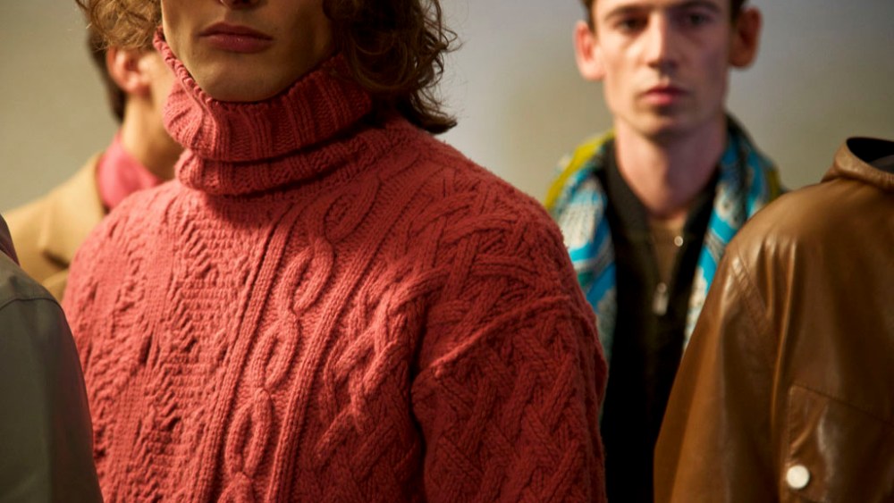Backstage at Hermès Men's Fall 2016