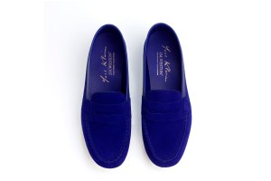 J.M. Weston's loafers in Klein Blue