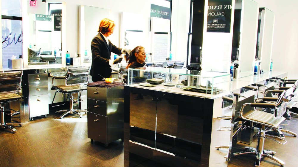 Inside the Bond Street salon.