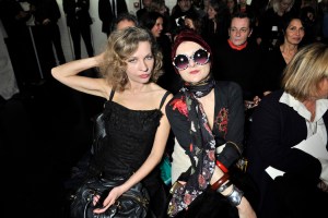 Eva Ionesco and Catherine Baba Front Row at Jean Paul Gaultier Couture Spring 2016