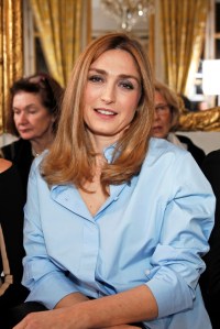 Julie Gayet front row alexis mabille couture spring 2016