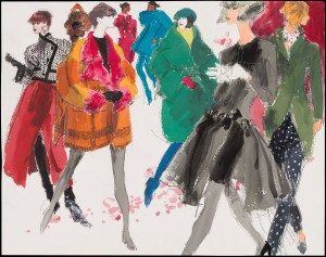 A sketch from Kenneth-Paul on display at the Boston Museum.