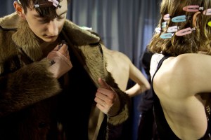 Backstage at Lanvin Men's Fall 2016