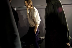 Backstage at Lanvin Men's Fall 2016