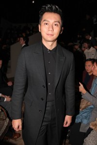 Li Chen front row ermenegildo zegna men's fall 2016