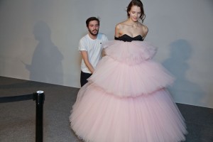 Backstage at Giambattista Valli Spring 2016 Couture