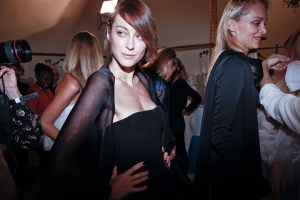 Backstage at Alexis Mabille Spring 2016 Couture