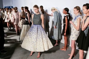 Backstage at Giambattista Valli Spring 2016 Couture