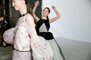 Backstage at Giambattista Valli Spring 2016 Couture