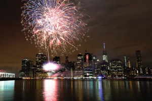 Macy's annual 4th of July fireworks.