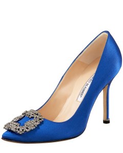Manolo Blanhik's "Something Blue" pump