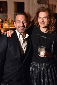 Marc Jacobs and Sandra Bernhard at Launch of Marc Jacobs: Velvet Noir, New York, America - 18 Jan 2016
